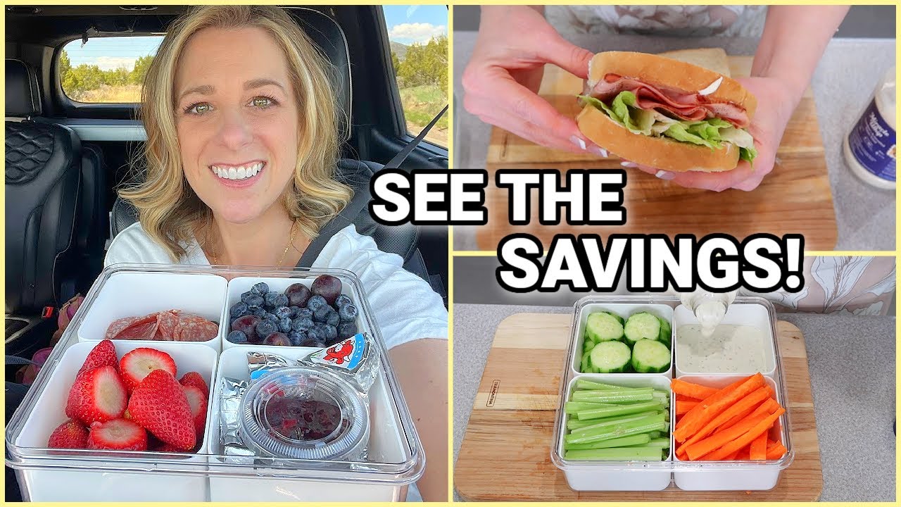 Packed Lunches Vs Fast Food: Frugal Road Trip Meal Prep!