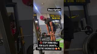 🚫 RDLs WON’T GROW YOUR GLUTES LIKE YOU THINK 🍑👇 #shorts #gym #fitness