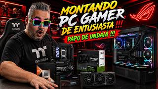 PC Gamer de Entusiasta !!! Papo de Undaiá dos Hardware !!! 9950x3D + ROG X870E BTF no TT View 600 TG
