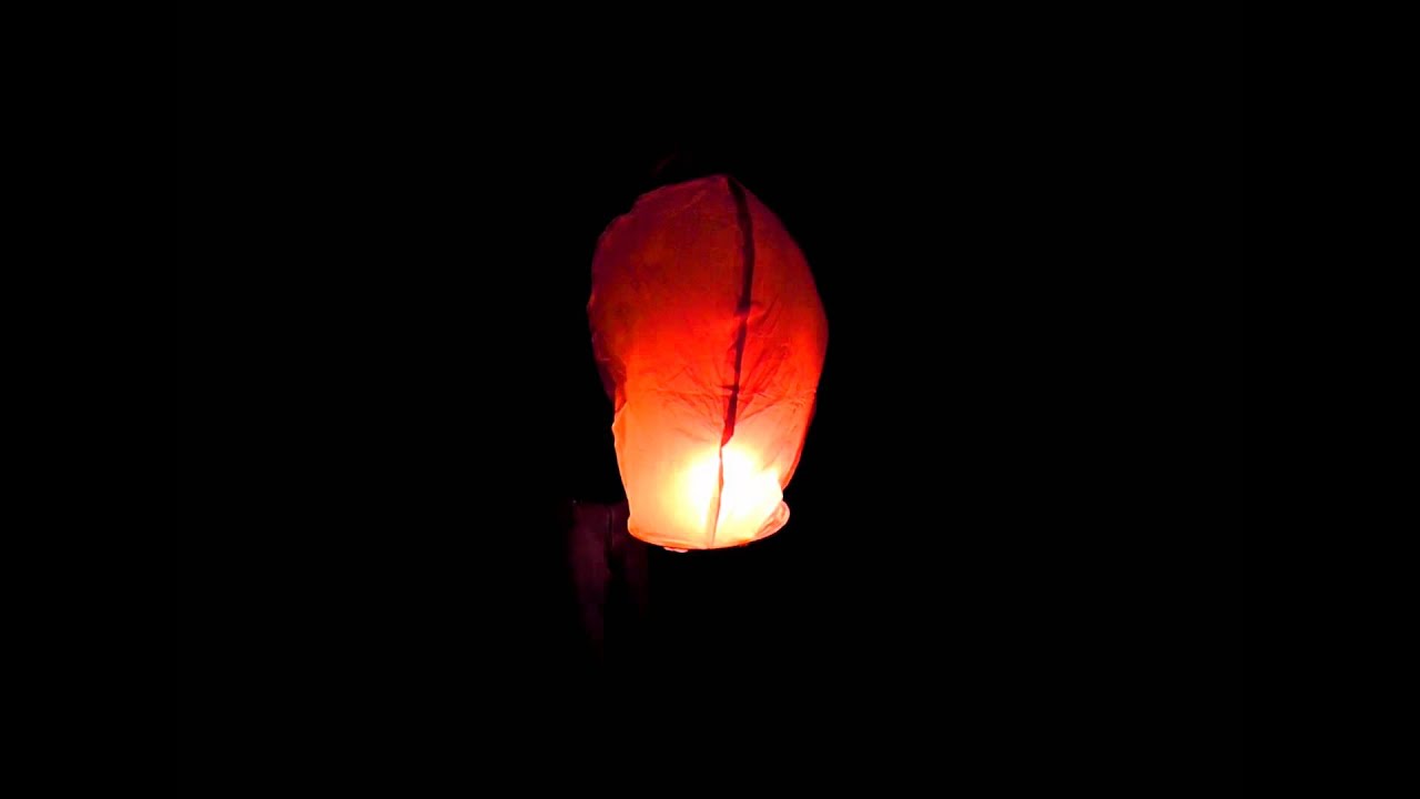 Second attempt to light Chinese lantern YouTube