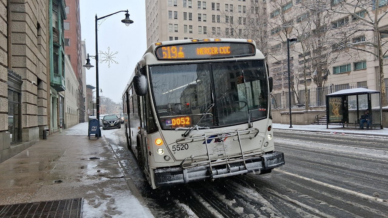 Snow + Bus Action @ State + Warren