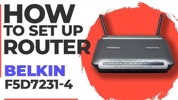 ✅ How to Setup BELKIN F5D7231-4 | How to Set Up Belkin F5D7231-4 WiFi Router