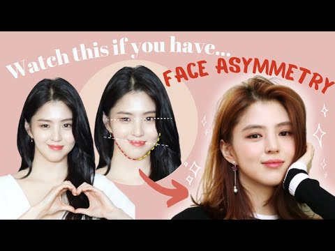 3 Quick Fix for FACE ASYMMETRY & Uneven Face - MAKEUP HAIR STYLING