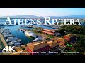 4k athens riviera   2024 1 hour drone aerial of piraeus faliro  vouliagmeni  greece