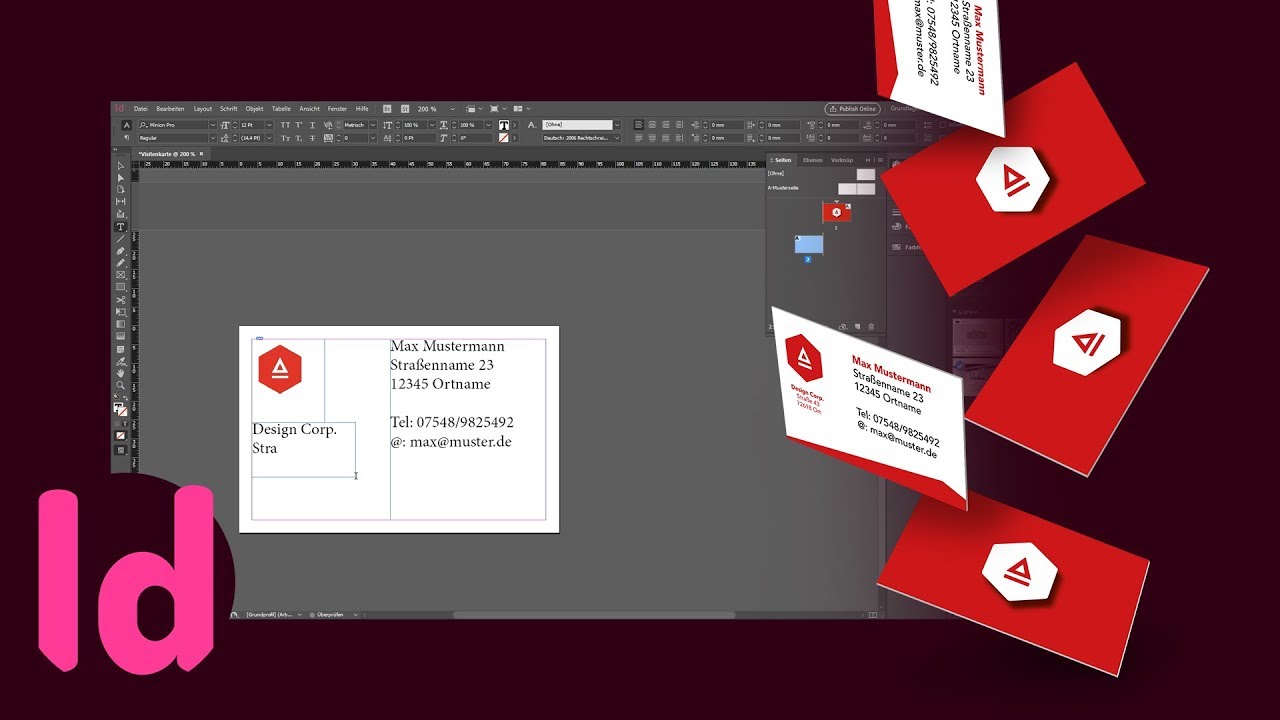 Update Eigene Visitenkarte erstellen | Make It with InDesign CC (Tutorial) Episode 6