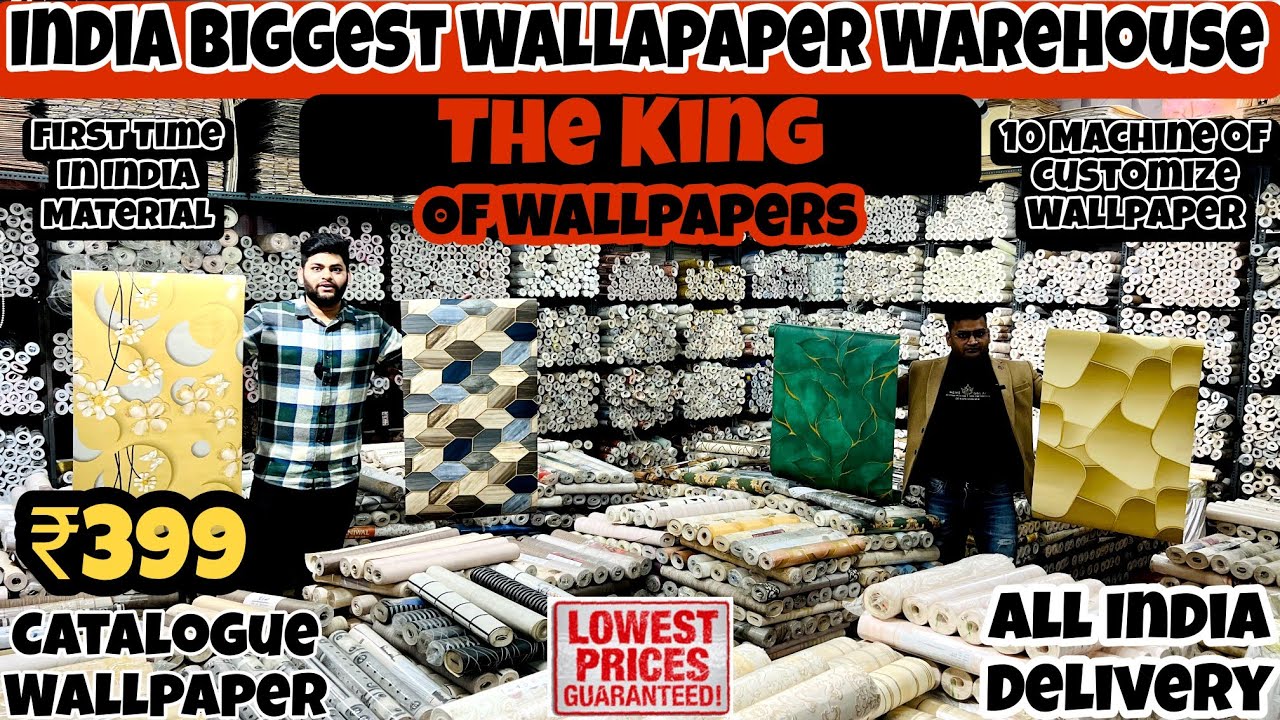India's Biggest Wallpaper Warehouse Cheapest Wallpaper Market In