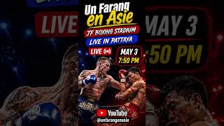 :🥊🔥 MAY 3 LIVE – BRUTAL MUAY THAI WAR at JF Boxing Stadium! #muaythai #boxing #fighter