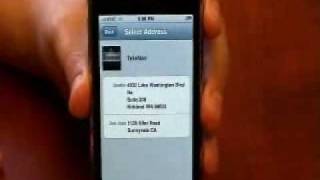 Contact Integration on AT&T Navigator for the iPhone screenshot 5