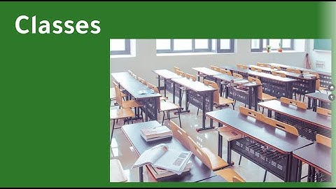 Communicating with each other (video 3 of 5) - Classes