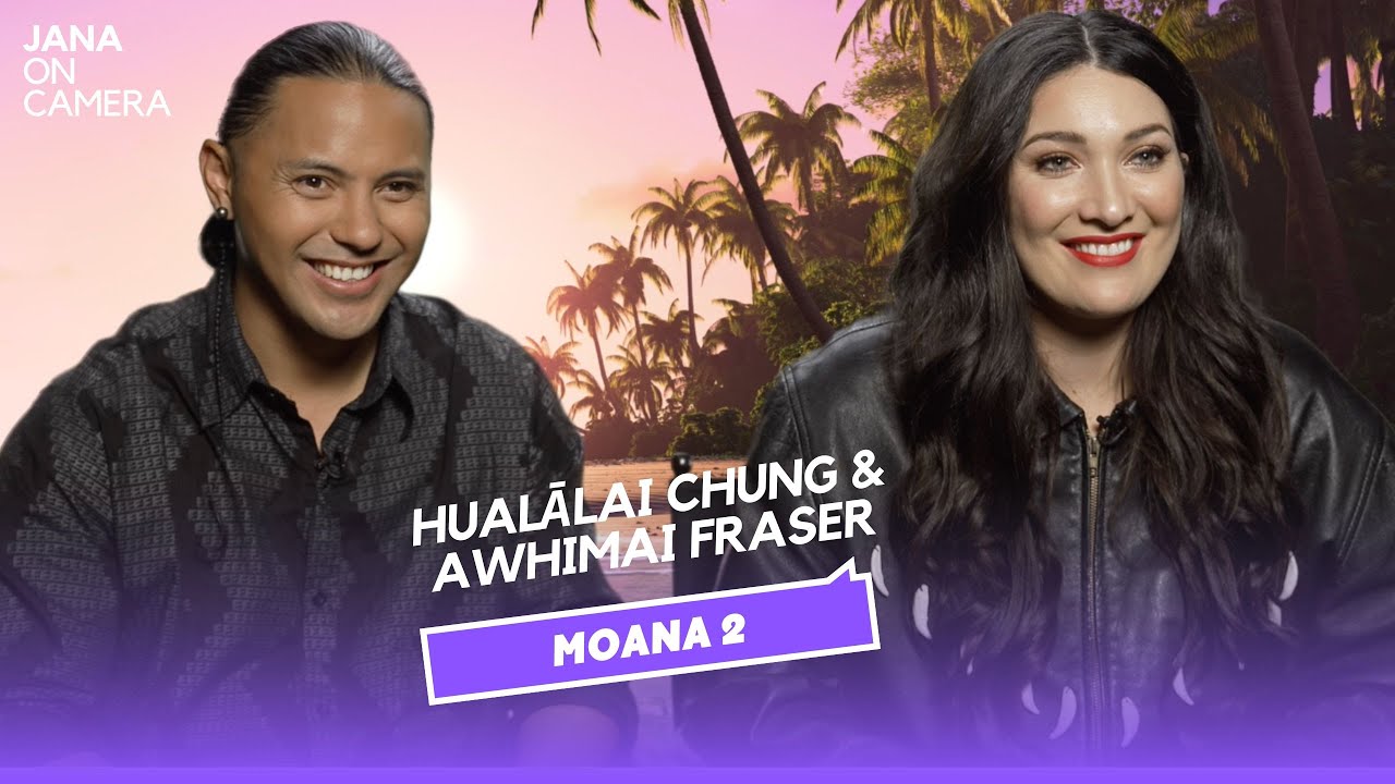 MOANA 2 Interview With Voice Actors Hual Lai Chung Awhimai Fraser 