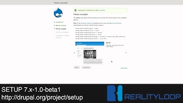 Setup 7.x-1.0-beta1 example
