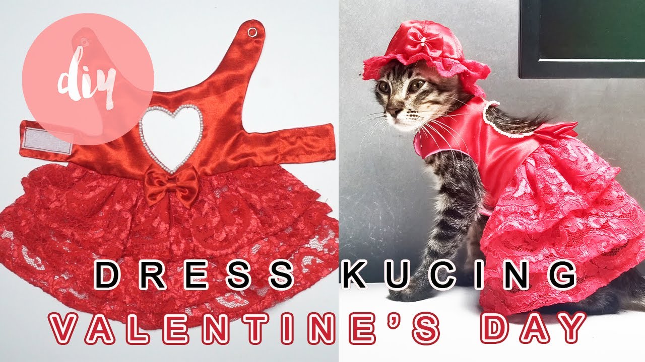 Pattern Kucing DIY BAJU KUCING SPESIAL HARI VALENTINE || DIY VALENTINE DAY SPECIAL ...