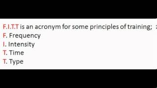 PE GCSE #4 : The Participation Pyramid and F.I.T.T Principles