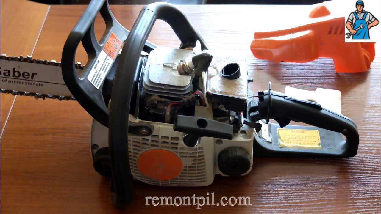 Как заменить фильтр на штиль 180 Запчасти для бензопилы STIHL MS180 Замена воздушного фильтра Remontpil com - You