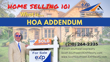 HOA ADDENDUM for Sellers