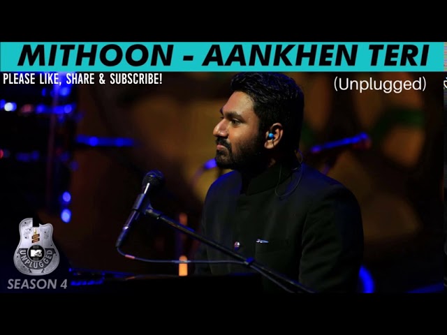 Aankhein Teri Kitni Haseen | Maula Mere Maula ( Unplugged ) By Mithoon At MTV Unplugged | Anwar