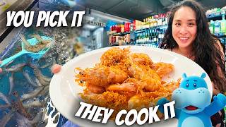 A Chinese Grocery Store That Cooks for You! Eating at Freshippo, Alibaba Hema (河马鲜生)