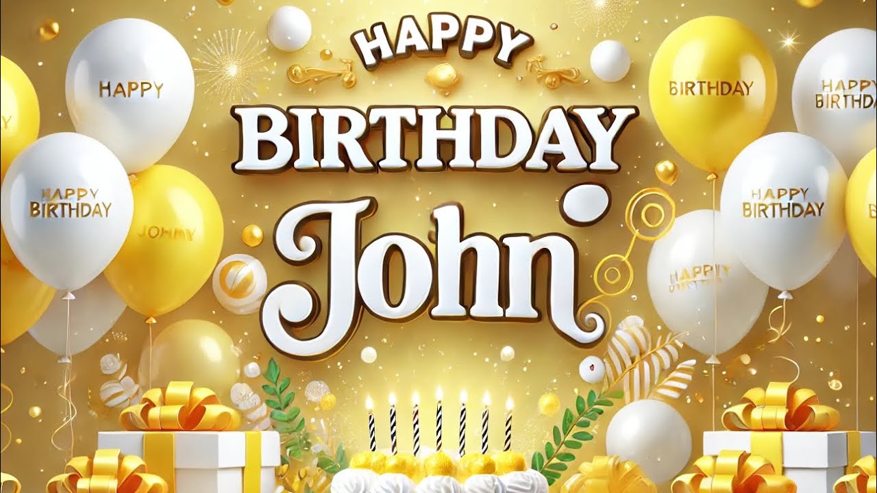 Happy Birthday, JOHN! 🎉 Countdown Special Birthday song with name
