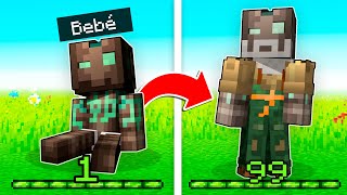 MINECRAFT pero TU EXPERIENCIA = TU EDAD! 👶👴