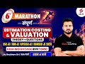 Estimation costing  valuation in one shot  ssc je civil marathon 2024  civil by shubham sir