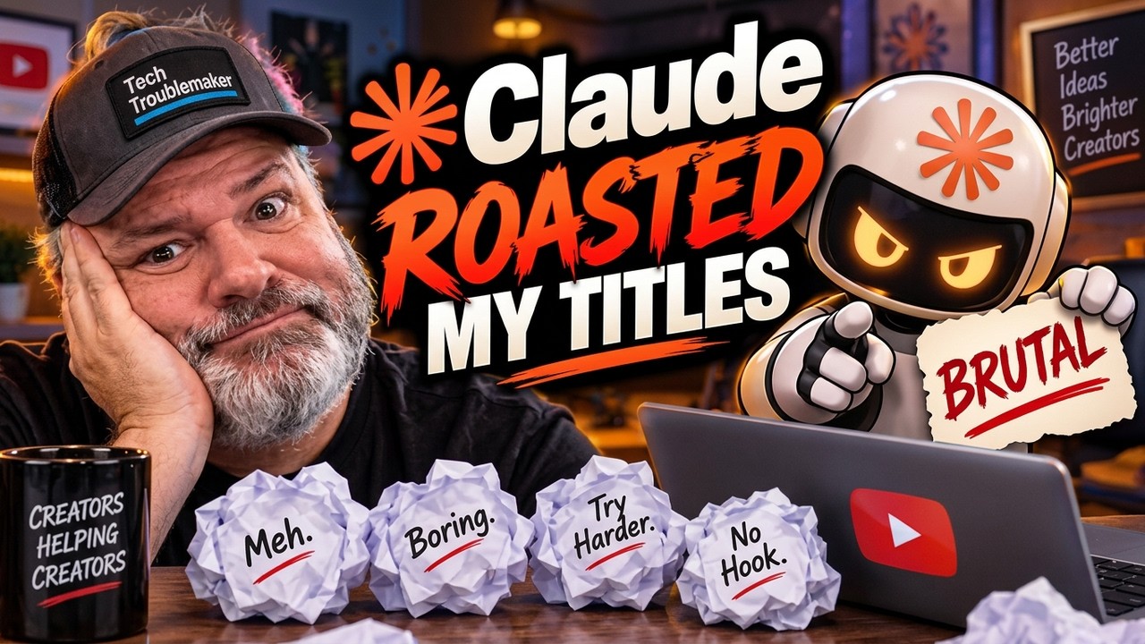 I Made AI Roast My YouTube Titles Ouch