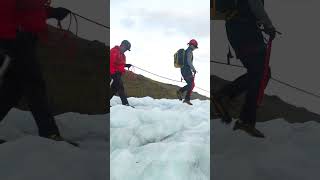 Walk on a glacier in Iceland!