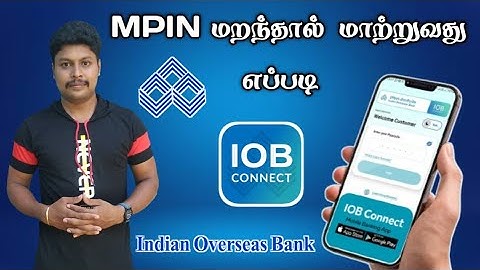 IOB Connect MPIN Reset Tamil | IOB Connect App MPIN Change | Star Online