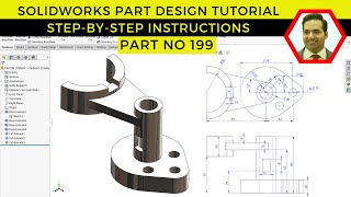 Master SolidWorks: Step-by-Step Part Design Tutorial for Beginners | Part No 199