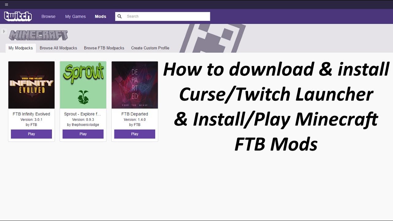 how to download minecraft mods on twitch