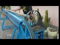 Cara kerja mesin pembelah bambu