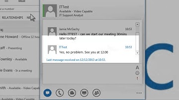 4  Send an Instant Message in Microsoft Lync