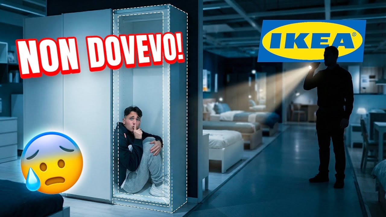 Ho passato una notte dentro un mobile IKEA😰