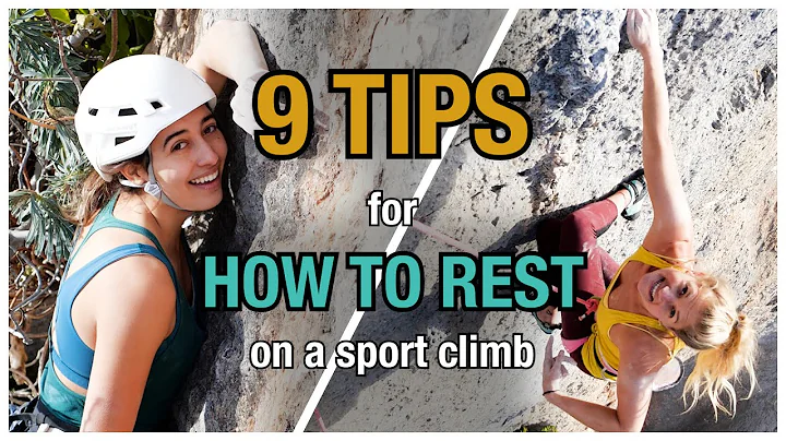 TOP 9 TIPS for how to rest on a sport climb  with ...