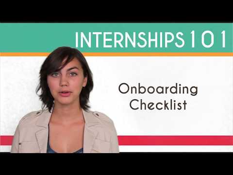 Module 6 - Onboarding Checklist