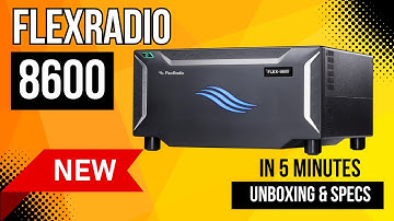 Flexradio 8600 Signature unboxing and quick overview