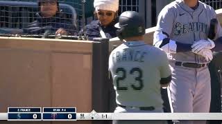 Ty France Hit By Pitch.