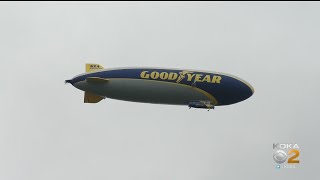 Goodyear Blimp Spotted Over Heinz Field For Pitt-Notre Dame Game