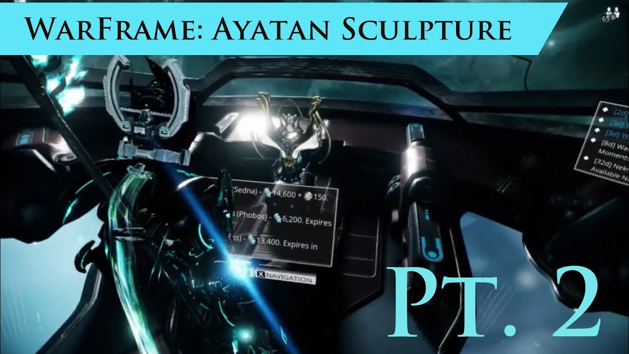 Warframe My Ayatan Sculpture Farming Experience Part 2 YouTube