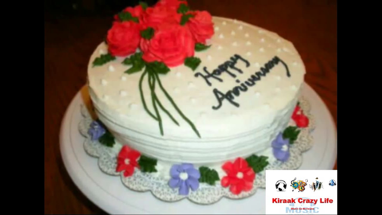 Happy Anniversary Cake Images Whatsapp Status 2018! Beautiful! Kiraak
