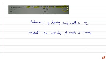 The probability that the `13^(th)` day of any randomly chosen month is a second Saturday, is