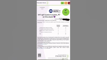 Passing my ASE A4 Certification Test. #certifiedtechnician #autotech #suspensionsteering #a4 #ase