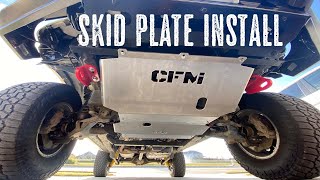 Skid plate install on Sequoia Gen 1 | CFM Industries