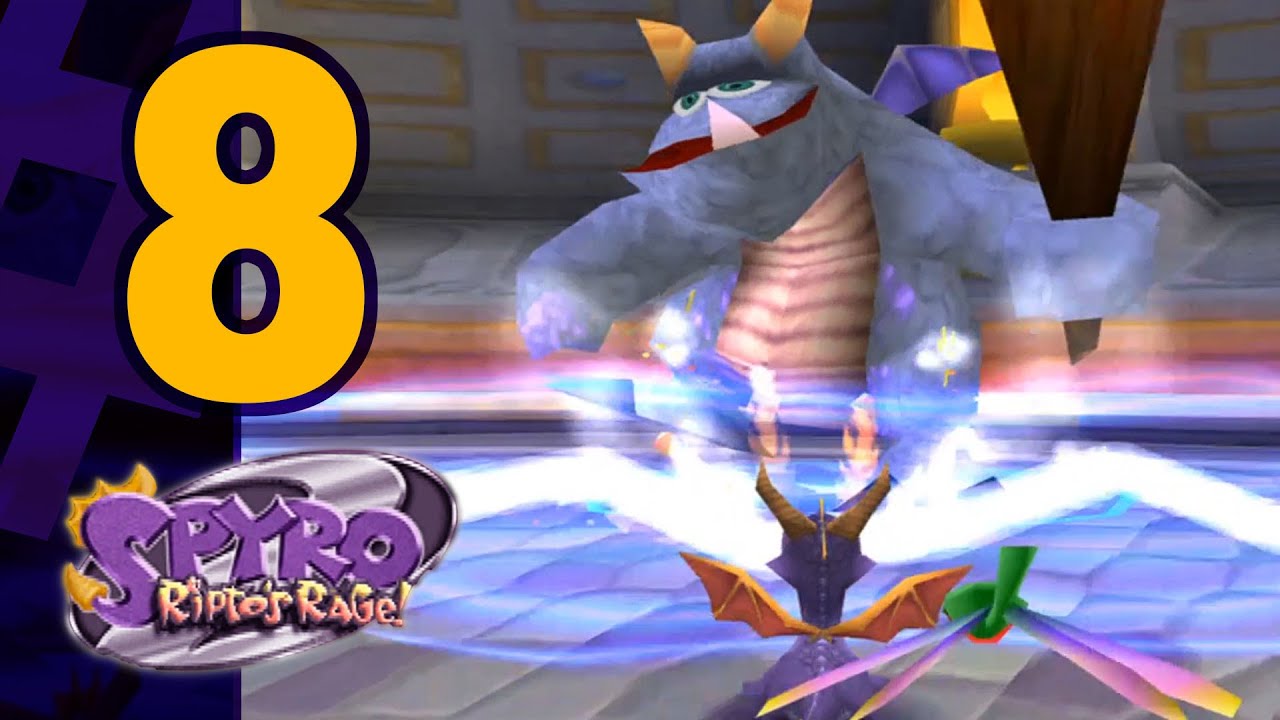 Spyro 2: Ripto's Rage! Part 8 : Crush's Dungeon | 🤫 First Time ...