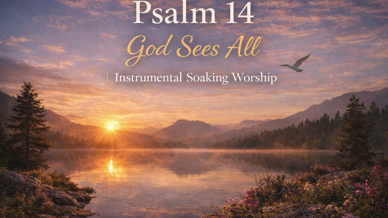 Psalm 14 | God Sees All | Instrumental Soaking Worship