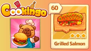 Cookingo perfect meal level 60 solution walkthrough ( grilled salmon )