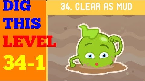 DIG THIS (DIG IT) LEVEL 34-1 SOLUTION OR WALKTHROUGH