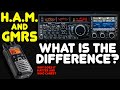 How is gmrs different from ham radio what is the difference between amateur radio and gmrs