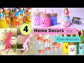 4 DIY Home Decor From Materials / Easy Room Decor Crafts