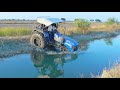 Sonalika Di 60 Rx Tractor Stuck in Canal Badly Pulling By Mahindra Arjun NOVO 605 Di