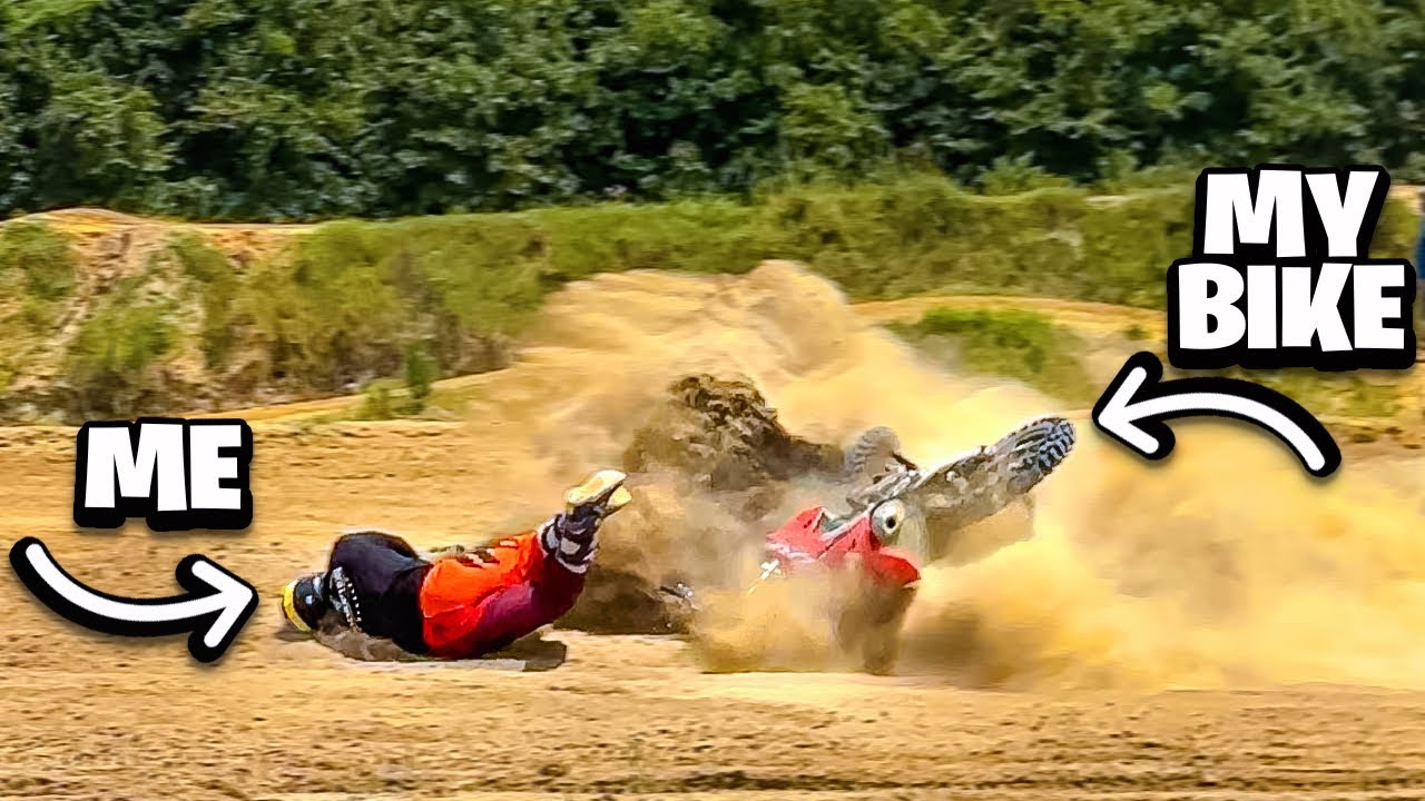 The SCARIEST Dirt Bike Crash Of My Life… Caught On Camera! - YouTube
